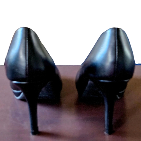 DREAM PAIRS Women's New In Box City-OT Black Open Toe High Heel Shoes Size 8.5 M - Picture 11 of 16